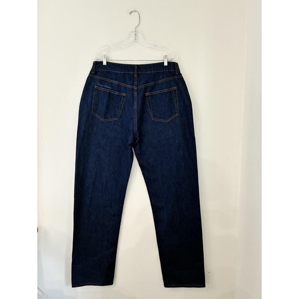 Heavy Manners Baggy Vanilla Sky Dark Wash Denim Jeans Size 34 — image 2 of 7